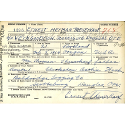 Blouson Ike, T/4 Ernest Theuerkauf, Medic, 84th Infantry Division, ETO
