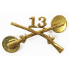 Insignia, Collar, Officer, 13th IR, 8th Infantry Division, N. S. Meyer, New York