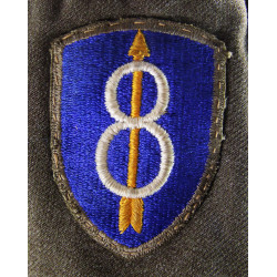 Coat, Wool, Serge, Pvt. Stanley Kozloski, Co. E, 28th Inf. Reg., 8th Infantry Division