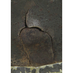 Casque M1, 5th Infantry Division, impacté