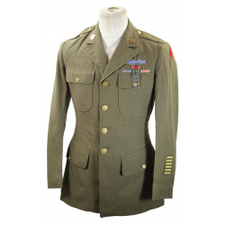 Veste de sortie + calot, 2nd Inf. Reg., 5th Infantry Division, ETO
