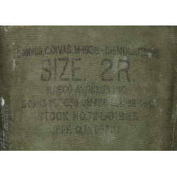 Guêtres en toile, US Army, camouflage blanc