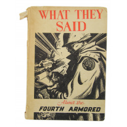 Book, What They Said About the Fourth Armored, 1945, Bastogne