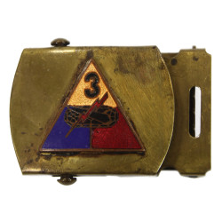 Belt, Buckle, Officer, 3rd Armored Division
