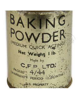 Box ration Metal, Baking Powder