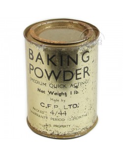 Box ration Metal, Baking Powder
