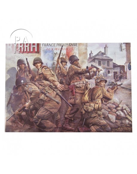 Card, Commemorative, Band of Brothers - Advance from Utah - June 6th 1944 Card, Commemorative, Band of Brothers - Advance from Utah - June 6th 1944