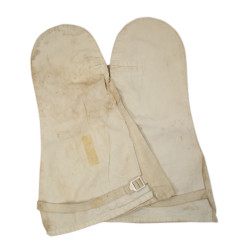 Gloves, Mittens, Over, White, Winter