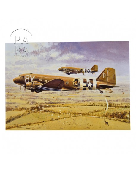 Card, Commemorative, Crash landing