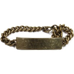 Bracelet, Chain, Gold-Filled, US Navy, F1c Carl Lindsay, LST-625, PTO