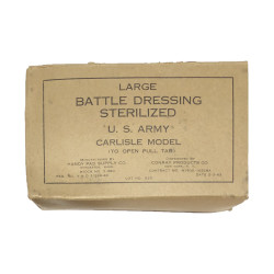 Pansement, Large Battle Dressing Sterilized, Navy contract N140S (corpsman)