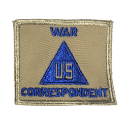 Insigne, War Correspondent, US Non-Combatants
