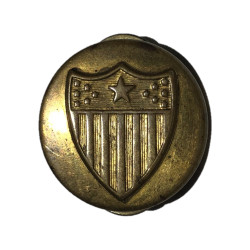Collar, Disk, United States Army Adjutant General's Corps, Embossed, Clutch Back
