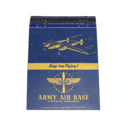 Matchbook, Army Air Base, Lincoln, Nebraska