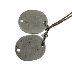 Dog Tags, US Coast Guard, WT3c Joseph Ayotte