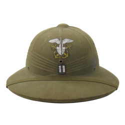 Casque tropical, US Navy, International Hat Co., 1943, Lieutenant, nominatif
