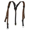 Suspenders, Field, Leather, Y-Straps