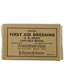 First-aid dressing, Large, Johnson & Johnson, US Army