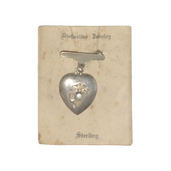 Brooch, Sweetheart, USMC, Sterling