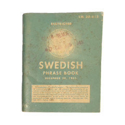 Booklet, Swedish Phrase Book, 1944