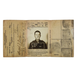 Carte d'identité, 1er type, Pfc. Ralph Fritz, Medic