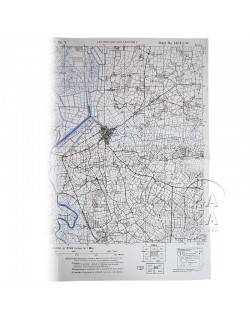 Map, US Army, Carentan / Isigny