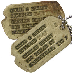 Dog Tags, Pvt. Orval Bryant