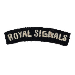 Insigne, Royal Signals, brodé