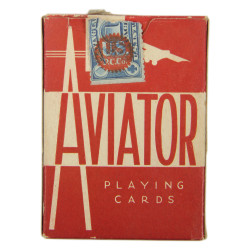 Jeu de cartes AVIATOR, rouge, 'Buy War Saving Bonds'