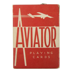 Jeu de cartes AVIATOR, rouge, 'Buy War Saving Bonds'