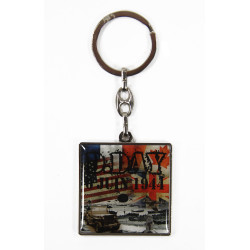 Key Chain, square, D-Day