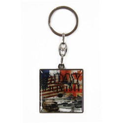 Key Chain, square, D-Day