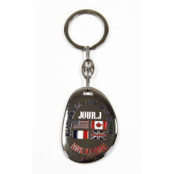 Key Chain, pebble-shaped, D-Day