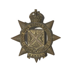 Badge, Cap, West Nova Scotia Regiment, MTO
