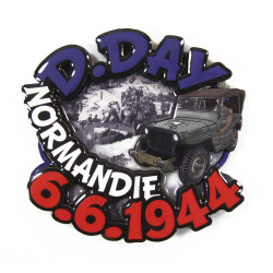 Magnet, D-Day 6.6.1944, 3D, jeep