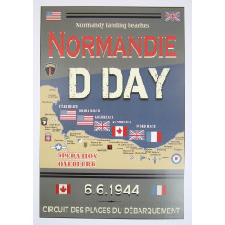 Poster, D-Day Normandy beaches