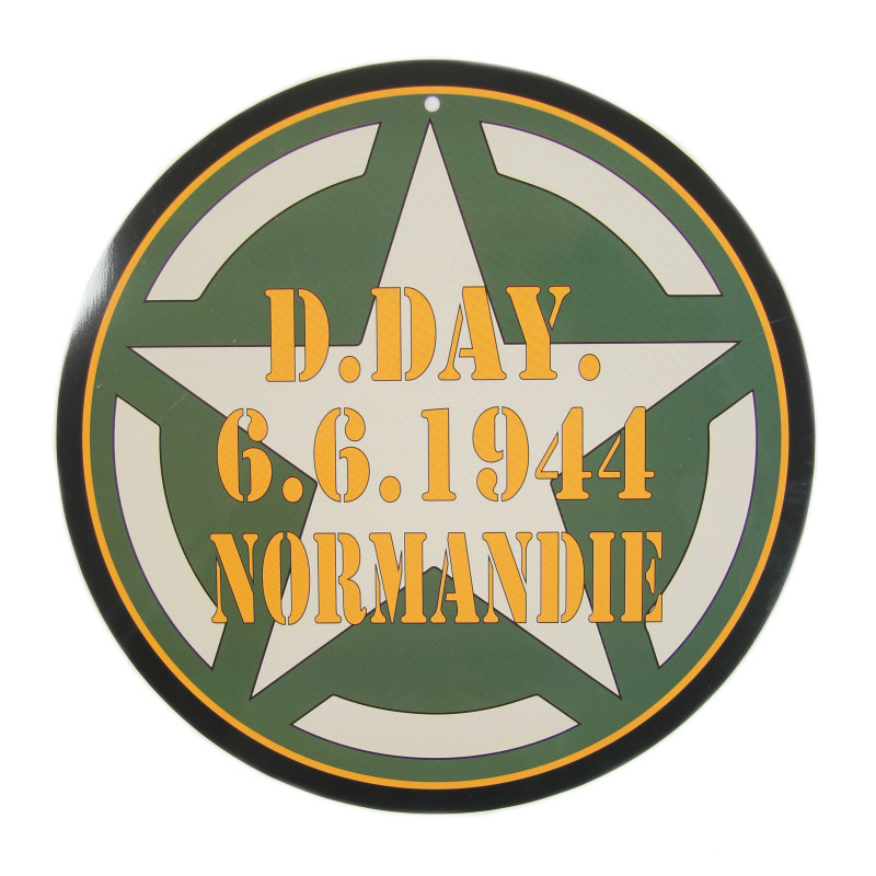 Plate, D-Day 6.6.1944, Normandie, Round