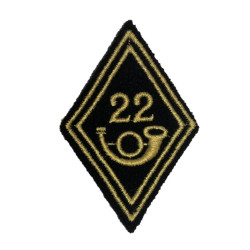 Insigne, 22e Bataillon de Chasseurs Alpins, Mdle 1945