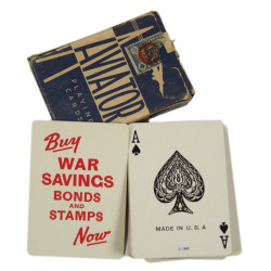 Cards, Playing, Aviator, The United States Playing Cards Co., Buy War Saving Bonds