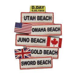 Magnet, D-Day landing Beaches, Signs, Wood