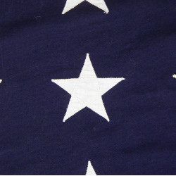Drapeau US, 48 étoiles, sur bâton