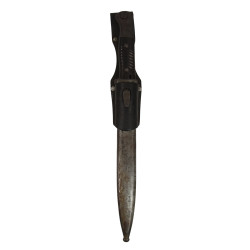 Bayonet, Mauser 98k, 1942, Complete with Matching Scabbard and Leather Frog
