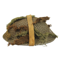 Helmet, Mk II, British, CCL, 1943, with Camouflage Net