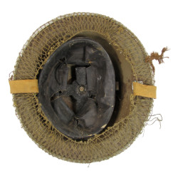 Helmet, Mk II, British, CCL, 1943, with Camouflage Net