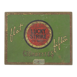 Box, Tin, Cigarette, Lucky Strike, Flat Fifties, June 1933