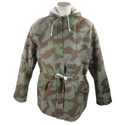 Parka réversible allemande, camouflée, grand éclat