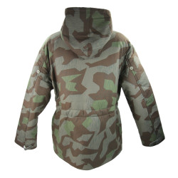 Parka réversible allemande, camouflée, grand éclat