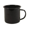Service, Metal, Enameled, Black, 12-Piece Service, Metal, Enameled, Black, 12-Piece