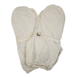 Gants, moufles camouflées blanches