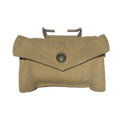 Pouch, First-Aid Packet, M-1942, A.C. Co., British Made, 1943, with First-Aid Packet